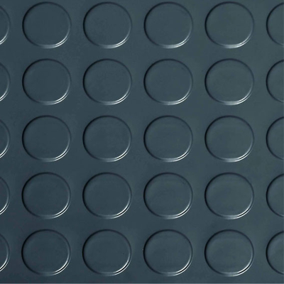 काला रबर फ्लोर मैट 3mm मोटा कॉइन पैटर्न नॉन स्लिप प्रोटेक्ट फ्लोर