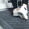 15x15 भारी शुल्क जूता खुरचनी मैट आउटडोर जूता सफाई मैट मौसम प्रतिरोध